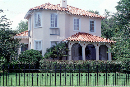 Tile Roof, Home, House, Mansion, single family dwelling unit, Residential  building