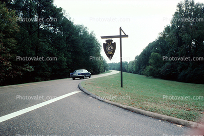 Tupelo, Old Trace, Arrowhead Sign