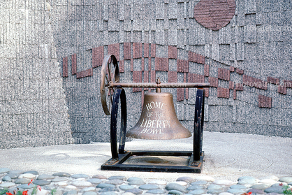 Liberty Bowl Bell, Civic Center Plaza, landmark, 22 October 1993