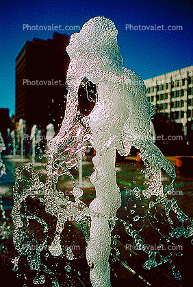 Civic Center Plaza Fountains, splash fountain, 22 October 1993