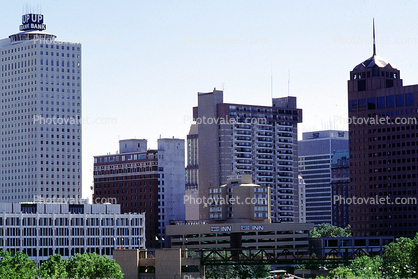 Downtown Skyline, Cityscape, Highrise, 22 October 1993