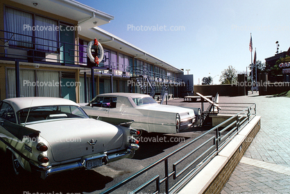 Lorraine Hotel, Landmark, National Civil Rights Museum, Cars, automobile, vehicles, 1960s, 22 October 1993