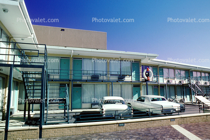 Lorraine Hotel, Landmark, National Civil Rights Museum, Cars, automobile, vehicles, 1960s, 22 October 1993