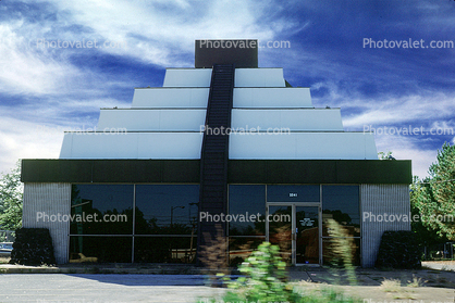 Pyramid building, landmark, 22 October 1993