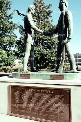The Beginning of Nashville, Statue, roadside