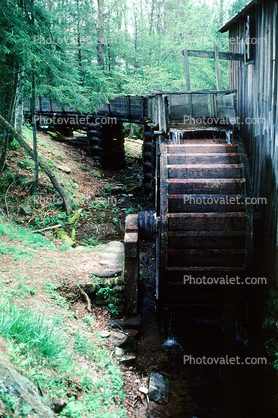 Waterwheel, mill, millhouse, water power, John Cable Grist Mill, Cades Cove