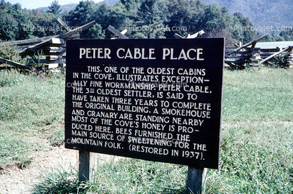 Peter Cable Place, Cades Cove