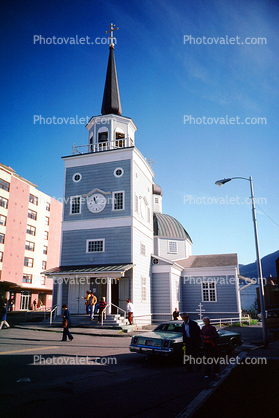 Saint Michaels Cathedral, Clock Tower, 1848, Sitka