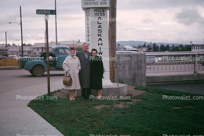 Mile 1523, Alaska Highway, Chena River, 1950s
