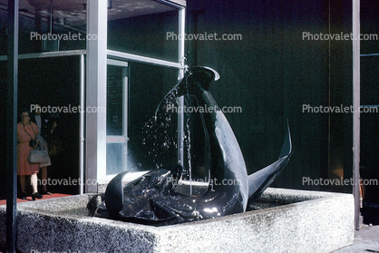 Water Fountain, aquatics, sculpture, fish, whales