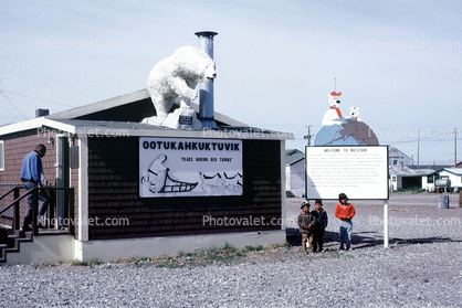 Ootukahkuktuvik , (Old Museum), Kotzebue, Polar Bear Capital of the World,  July 1969