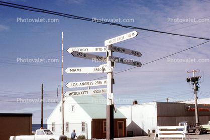 Mile Marker, Nome,  July 1969