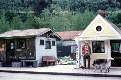 Brass Pic, House of Negotiable Affection, Skagway, May 1991