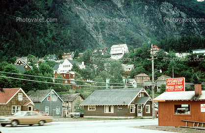 Homes, Houses, Buildings, Skyline,  Juneau, 1960s, July 1967