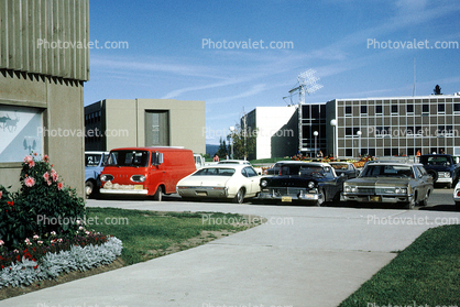 University of Alaska, Chevy, cars, Toronado, Van, buildings, September 1971, 1970s