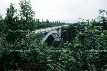 Arch Bridge, Hurricane Gulch Bridge, George Parks Highway, Interstate A-4, Alaska Route 3, Parks Highway