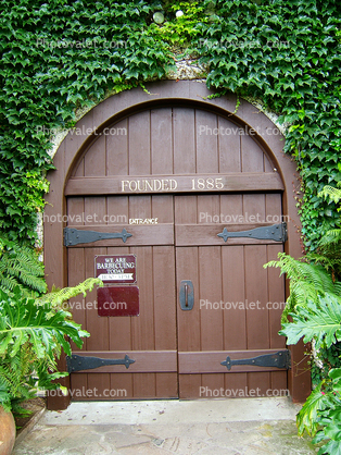 Door, Doorway, entrance, arch, Ivy, Napa Valley