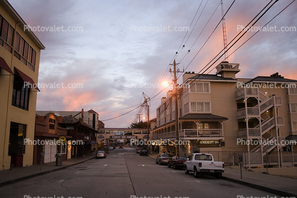 Early Morning, Cannery Row, Sunrise, Sunsight