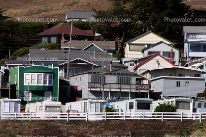 Houses Clumped Together, Sonoma County Coastline