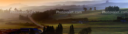 Bloomfield Valley, Sonoma County, Panorama