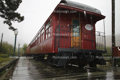 Passenger Railroad Car, Duncan Mills, Sonoma County