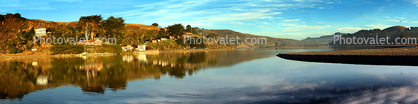 Jenner, Russian River, Reflections, Panorama