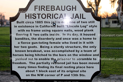 Firebaugh Historical Jail, Firebaugh