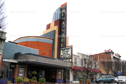 Downtown, City of Newman, Stanislaus County, art deco, marquee