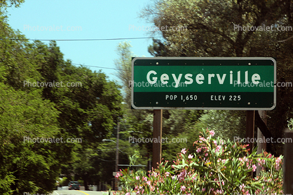 Geyserville Sign, Geyserville