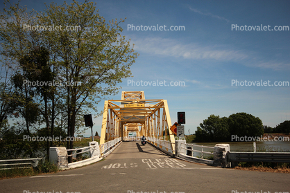Paintersville Bridge, Sacramento River, Double Leaf Bascule Bridge, State Highway 160, Courtland California
