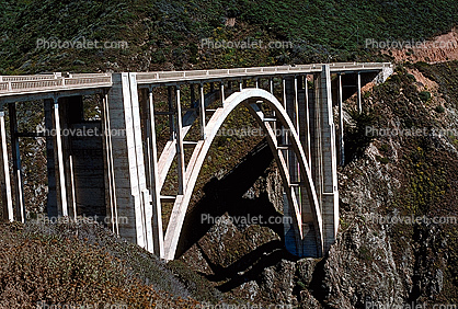 California, Pacific Coast Highway-1, Big Sur, Bixby Bridge