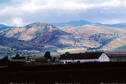Barn, Hills, Mountains, Monterey County