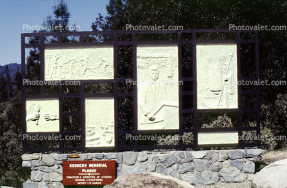 Kennedy Memorial Plaque, Redding, Shasta County