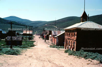 Bodie Ghost Town small town, main street, downtown, Americana
