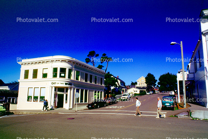 Shops, Stores, Cars, Town of Mendocino