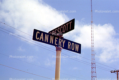 Cannery Row, street sign