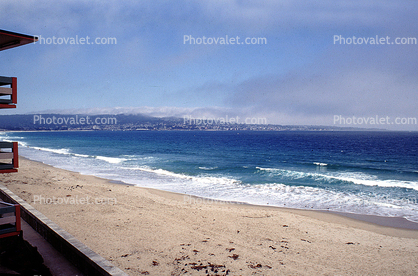 Beach, sand, waves, Pacific Ocean, Monterey Bay