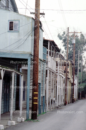 Buildings, sidewalk, Locke