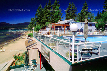 Poolside, Chairs, Recliners, Kings Beach, Lake Tahoe