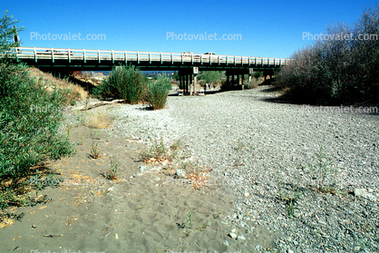 Russian River, Dry River Bed, State Highway 101, Hopland