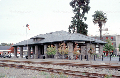 Train Depot, Railroad Square, Santa Rosa, building