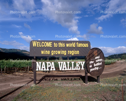 Welcome to this world famous wine growing region, and the wine is bottled poetry, Napa Valley