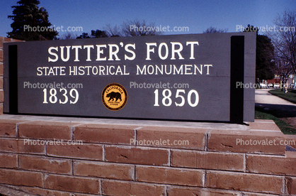 Sutter's Fort State Historic Monument California