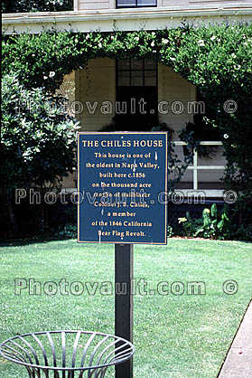 The Chiles House, Rutherford, Napa Valley, building