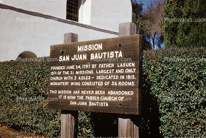 Mission San Juan Bautista, January 1957, 1950s