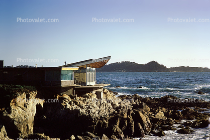 Carmel-by-the-Sea, Pacific Ocean, home, house, rocks