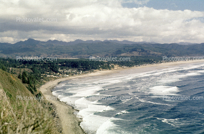 Manzanita, the north coast Oregon, coastline, coastal, shoreline, waves, Pacific Ocean