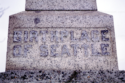 Birthplace of Chief Seattle, Monument, Base