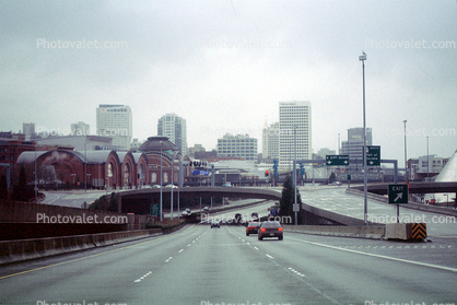 Freeway, highway, Skyline, Tacoma