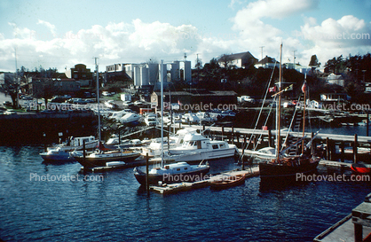 Docks, Harbor, Piers, San Juan Islands, 1978, 1970s